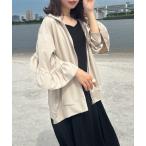 ブルゾン アウター フリルラッシュガードブルゾン レディース