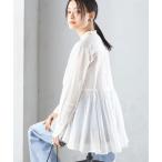 ショッピング２０１０ ブラウス シャツ 「手洗い可能」コットン シルク ギャザー ブラウス レディース