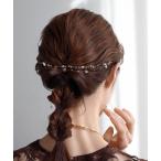 カチューシャ ビーズフラワーバインヘッドドレス