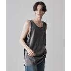 タンクトップ メンズ 「CLEL」Vintage Design Pigment Layered Tank Top/ヴィンテージデザインピグメントレイヤ