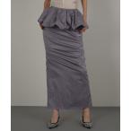 スカート ペプラムマキシスカート / Peplum Maxi Skirt