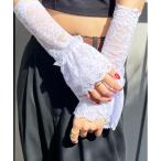 アームカバー 「HIKA」レースショートアームカバー レディース メンズ