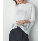 tシャツ 「WEB限定/別注」シアー 半袖Tシャツ レディース