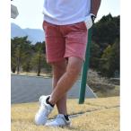 パンツ 膝上丈コーデュロイストレッチゴルフショートパンツ メンズ