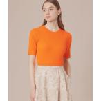 ニット セーター 「婦人画報掲載」ハイツイストリブコットンプルオーバー レディース