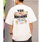 メンズ tシャツ Tシャツ 「ムラサキスポーツ限定」TOY MACHINE/トイマシーン 半袖Tシャツ バックプリント MTMSEST1