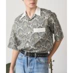 メンズ シャツ ブラウス MR.OLIVE/ミスターオリーブ PAISLEY LINEN - CLASSIC OPEN COLLAR SHIRT オー