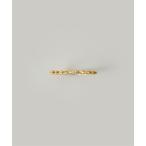 ショッピング15号 指輪 リング 「K18GP」15号 CZ編みデザインリング レディース