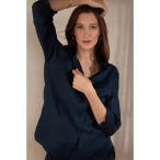 ショッピングリネン ブラウス シャツ リネンファブリック シャツ レディース