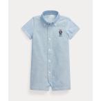 ベビー服 キッズ Polo ベア コットン オックスフォード ショートオール