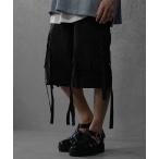 カーゴパンツ 「MinoriTY」2wayナイロンワッシャーカーゴパンツ メンズ 韓国 テックパンツ ナイロンパンツ ハーフパンツ パンツ メンズ 秋