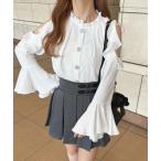 ブラウス シャツ キラキラボタン肩開きブラウス「ZOZOTOWN限定アイテム」 レディース