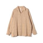 ショッピングDays シャツ ブラウス メンズ 「SHIPS DAYS別注」UNDYED:  ダブルガーゼ チェック オープンカラー シャツ