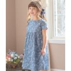 ワンピース ヴィンテージプリントワンピース 半袖 キッズ 子供服 女の子