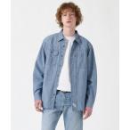ショッピングリーバイス シャツ ブラウス メンズ Levi's/リーバイス ワーカーシャツ ブルー LINDE CHAMBRAY