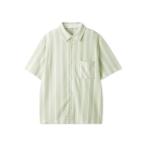 ショッピングルームウェア ルームウェア パジャマ メンズ 「HOMME」ストライプパイルシャツ