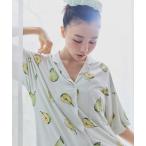 ショッピングパジャマ ルームウェア パジャマ レディース 「接触冷感」フルーツ柄シャツ