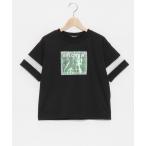 tシャツ Tシャツ キッズ オーロラパッチ半袖Tシャツ