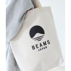 ショッピングトートバッグ トートバッグ バッグ メンズ evergreen works × BEAMS JAPAN / 別注 ビームス ジャパン ロゴ トートバッグ