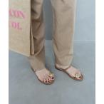 サンダル ZOZOTOWN限定 メタルモチーフフラットサンダル 41290 レディース