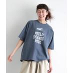 tシャツ Tシャツ レディース 夏休みのロゴT