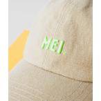 キャップ 帽子 「MEI/メイ」 LOW CAP PIGMENT/ローキャップ ピグメント加工 メンズ レディース