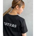 ショッピングＴシャツ tシャツ Tシャツ レディース 「TATRAS/タトラス」 SABA バックプリント ショートスリーブTシャツ