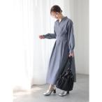 ショッピングシャツワンピース ワンピース スキッパーシャツワンピース