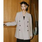 ジャケット テーラードジャケット peaked lapel jacket / ピークドラペルジャケット 結婚式 二次会 同窓会 成人式 ディナー お呼