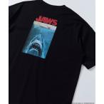 ショッピングtシャツ メンズ tシャツ Tシャツ メンズ 限定展開 JAWS/ジョーズ 別注 ビッグシルエット バックプリント クルーネックTシャツ