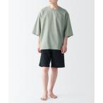 パジャマ 紳士　風を通す　半袖ルームウエアセット メンズ