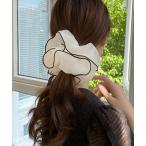 ショッピングシュシュ シュシュ バイカラーパイピングシュシュ