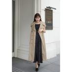 トレンチコート コート Sleeveless Twill Trench Dress レディース