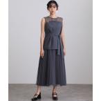 ドレス ノースリーブ＆ミモレ丈 パーティードレス ビスチェ風お呼ばれ結婚式フォーマルオケージョンドレス 二次会 成人式 同窓会 謝恩会 20代 30代