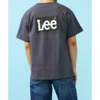 ショッピングtシャツ メンズ tシャツ Tシャツ メンズ Lee/リー オーバーラップ バックプリント ショートスリーブTシャツ