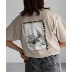 tシャツ Tシャツ BRISKバックフォトプリントTシャツ レディース
