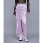 スカート ACETATE SATIN MAXI SKIRT / アセテートサテンマキシスカート