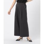 パンツ 麻調ストレッチ　マリンパンツ レディース