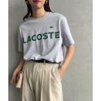 レディース tシャツ Tシャツ 「LACOSTE/ラコステ」 ヘビーウェイト ロゴプリントＴシャツ