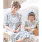 パジャマ ルームウェア 「ZOZO限定」半袖ヨークレースネグリジェ(lady's) レディース