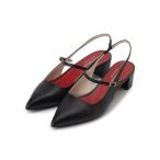 パンプス バックベルトミュール