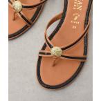 サンダル 「ITALIAN SHOEMAKERS」シェルモチーフトングサンダル(942326) レディース