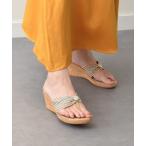 サンダル 「ITALIAN SHOEMAKERS」ミックスメッシュ厚底トングサンダル(942327) レディース