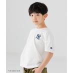 ショッピングjam tシャツ Tシャツ キッズ MLB ロゴ半袖Tシャツ