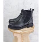 ブーツ 「本革」「3E」サイドゴアショートブーツ/6714 レディース