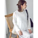 ブラウス シャツ ロンTセットチュールキャミソール レディース