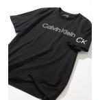 ショッピングカルバンクライン tシャツ Tシャツ メンズ 「Calvin Klein/カルバンクライン」Logo T-Shirt/CKロゴ 半袖クルーネックTシャツ レギュラーフィ