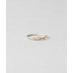 指輪 リング K10 ピンキーリング ロープ コンビカラー レディース