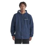 ブルゾン アウター RAIN CLOUD HOODED CO/クイックシルバー防風撥水ドローコード付きコーチジャケット メンズ