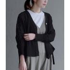 カーディガン サイドフレアライン カーディガン レディース